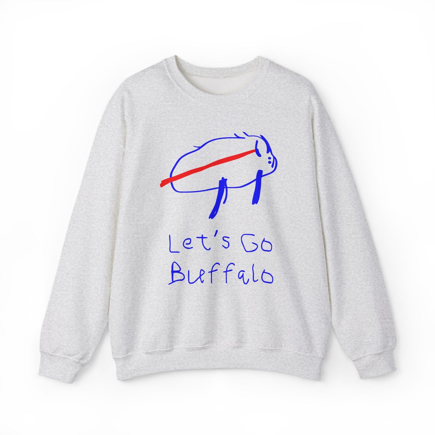 Let's Go Buffalo Drawing Sweatshirt