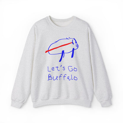 Let's Go Buffalo Drawing Sweatshirt
