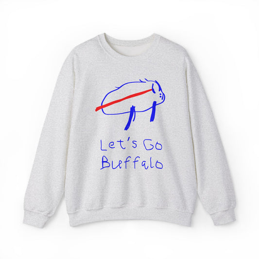 Let's Go Buffalo Drawing Sweatshirt