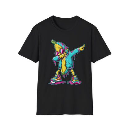 Dabbing Banana Baseball Drip T-Shirt