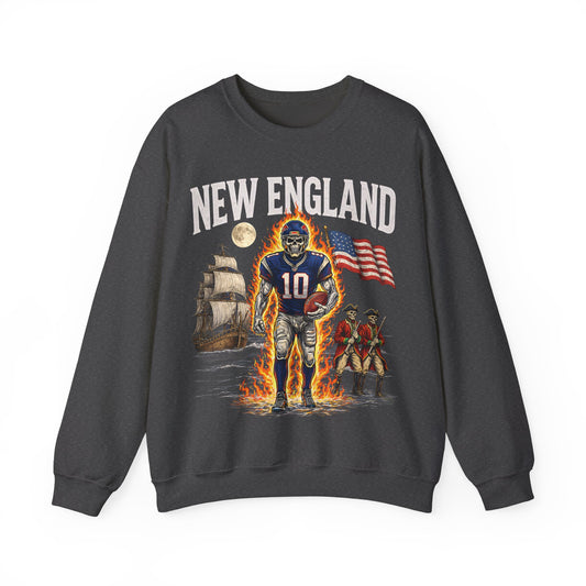Vintage Skeleton New England Sweatshirt