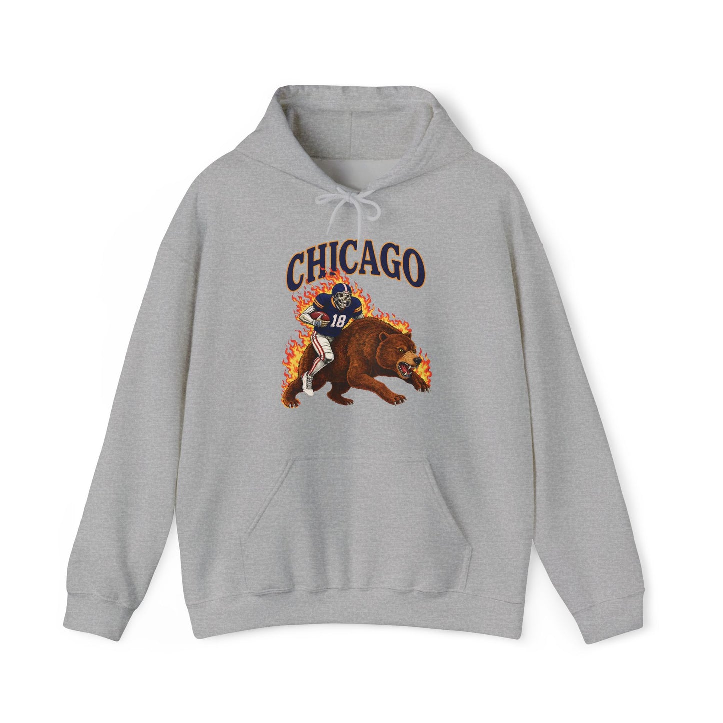 Vintage Skeleton On Bear Hoodie