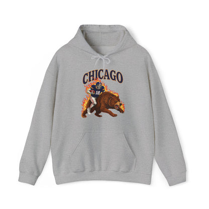 Vintage Skeleton On Bear Hoodie