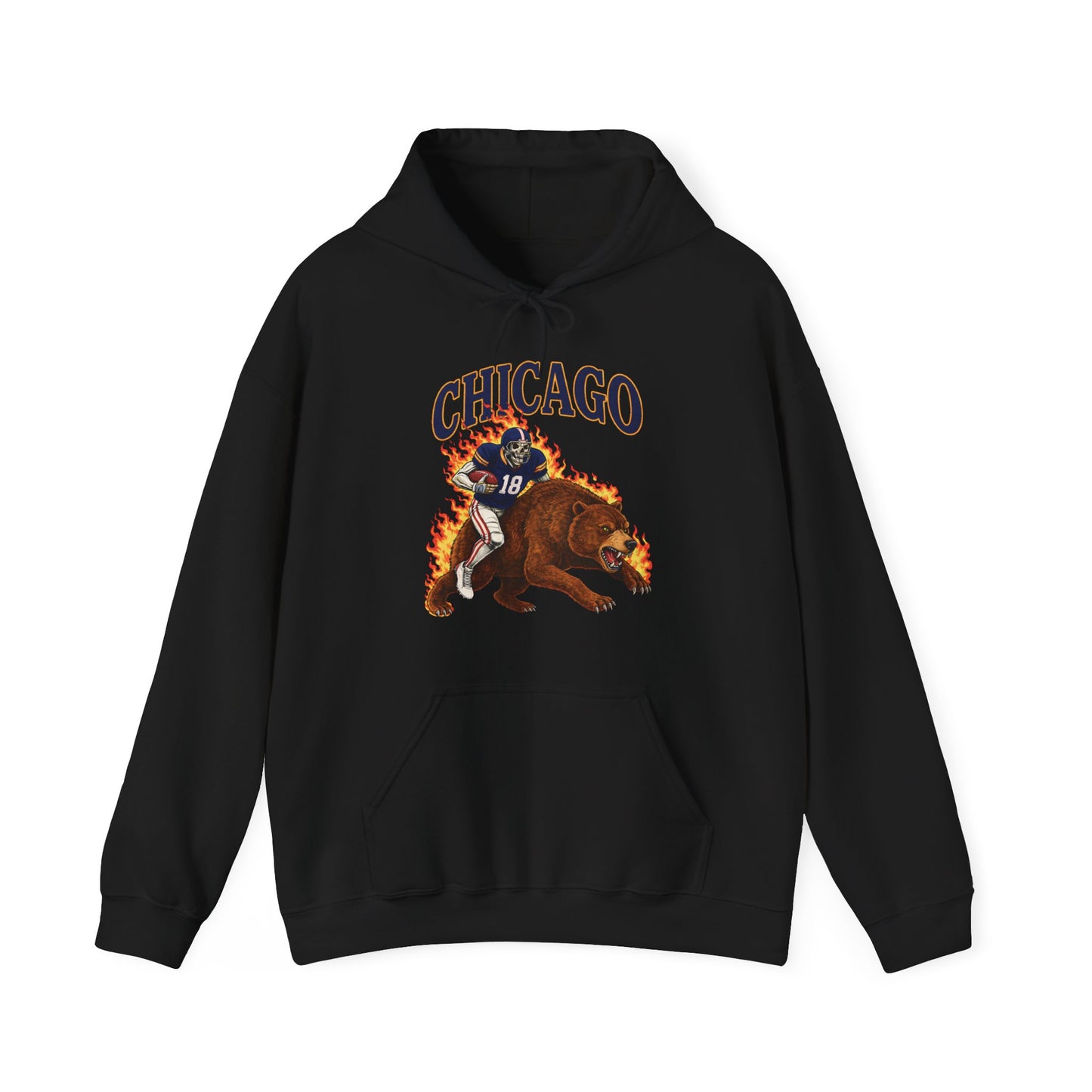 Vintage Skeleton On Bear Hoodie