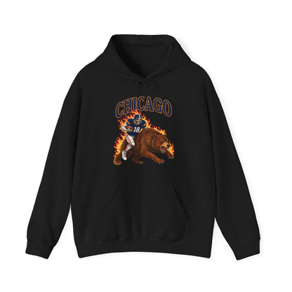 Vintage Skeleton On Bear Hoodie