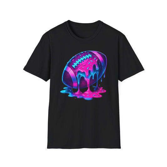 Ice Cream Drip Football T-Shirt