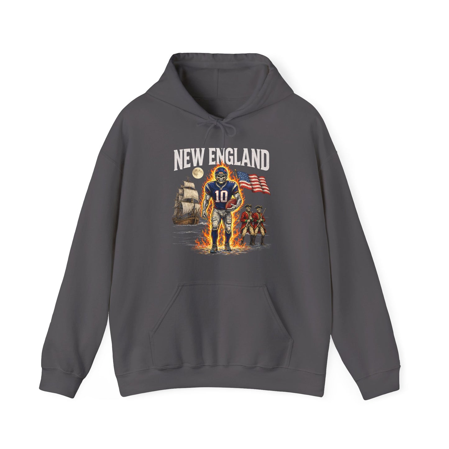 Vintage Skeleton New England Hoodie