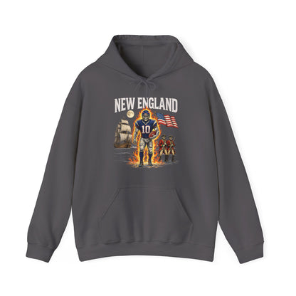 Vintage Skeleton New England Hoodie