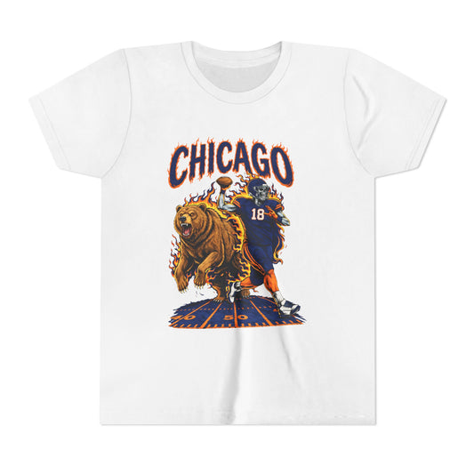 Vintage Skeleton Bear Youth T-Shirt