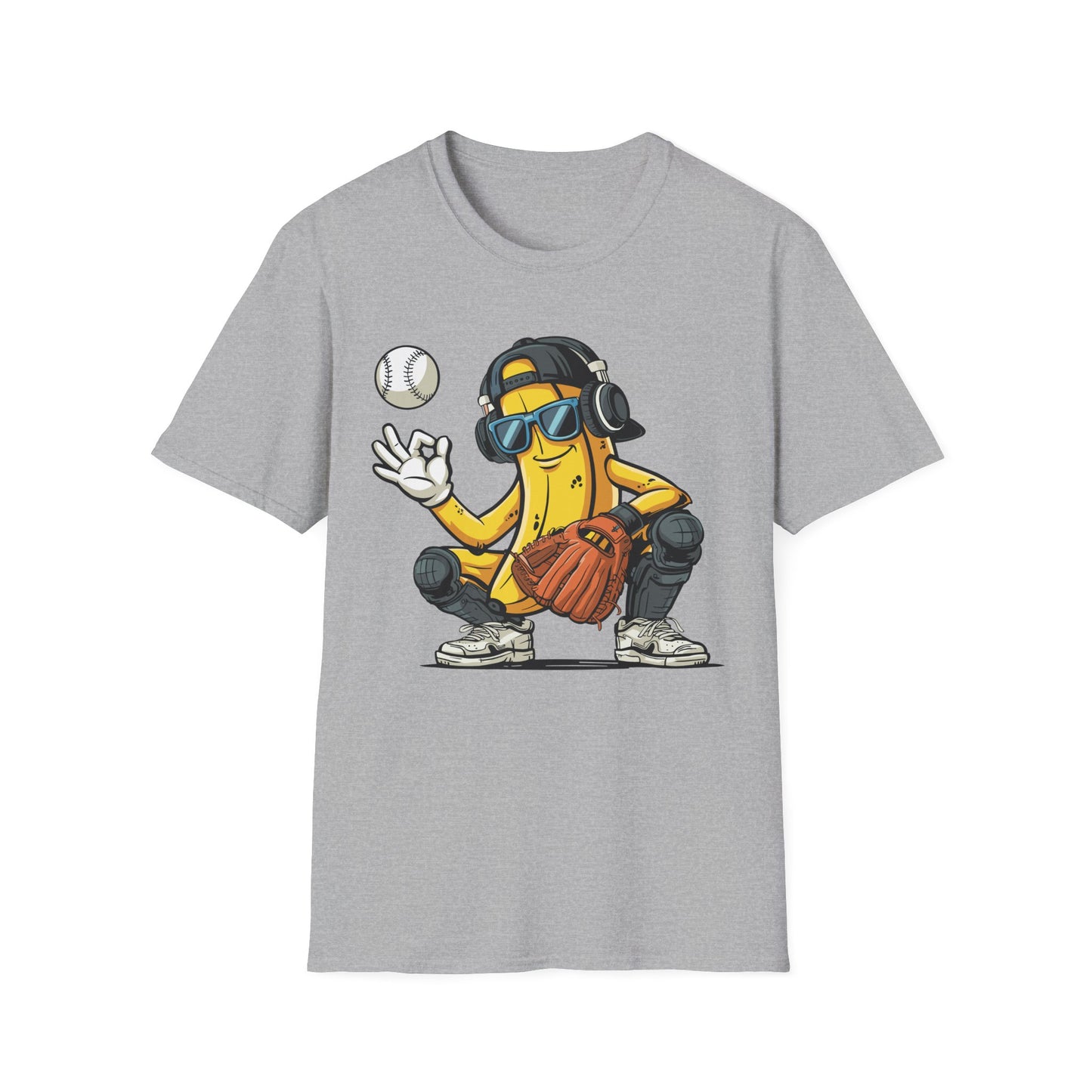 Banana Catcher Baseball T-Shirt