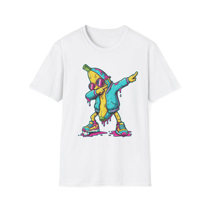 Dabbing Banana Baseball Drip T-Shirt