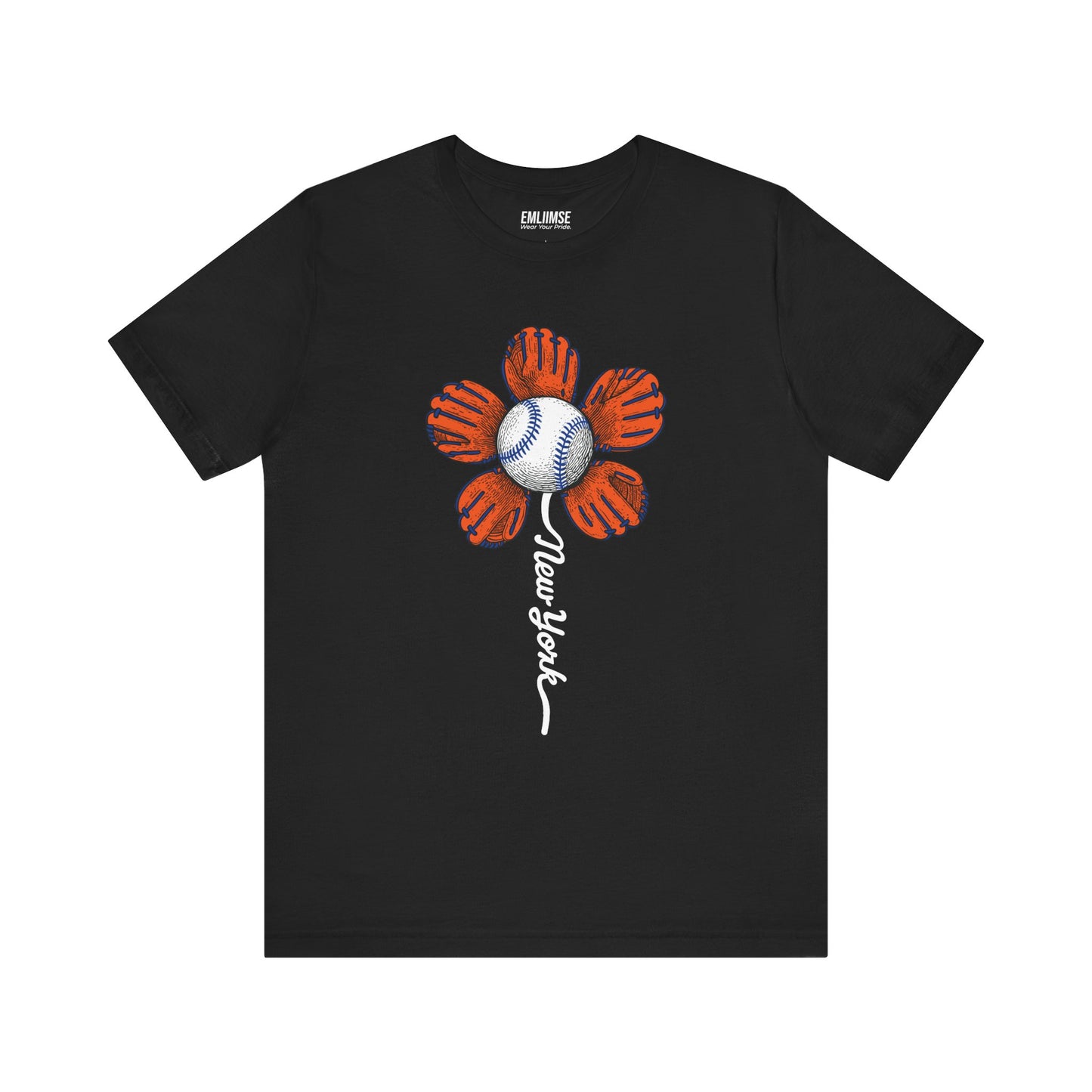Orange Sun Flower New York T-Shirt