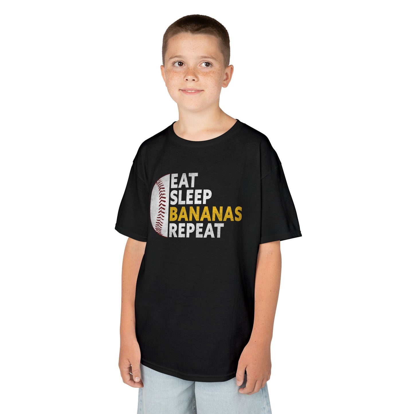 Eat Sleep Bananas Repeat Youth T-Shirt