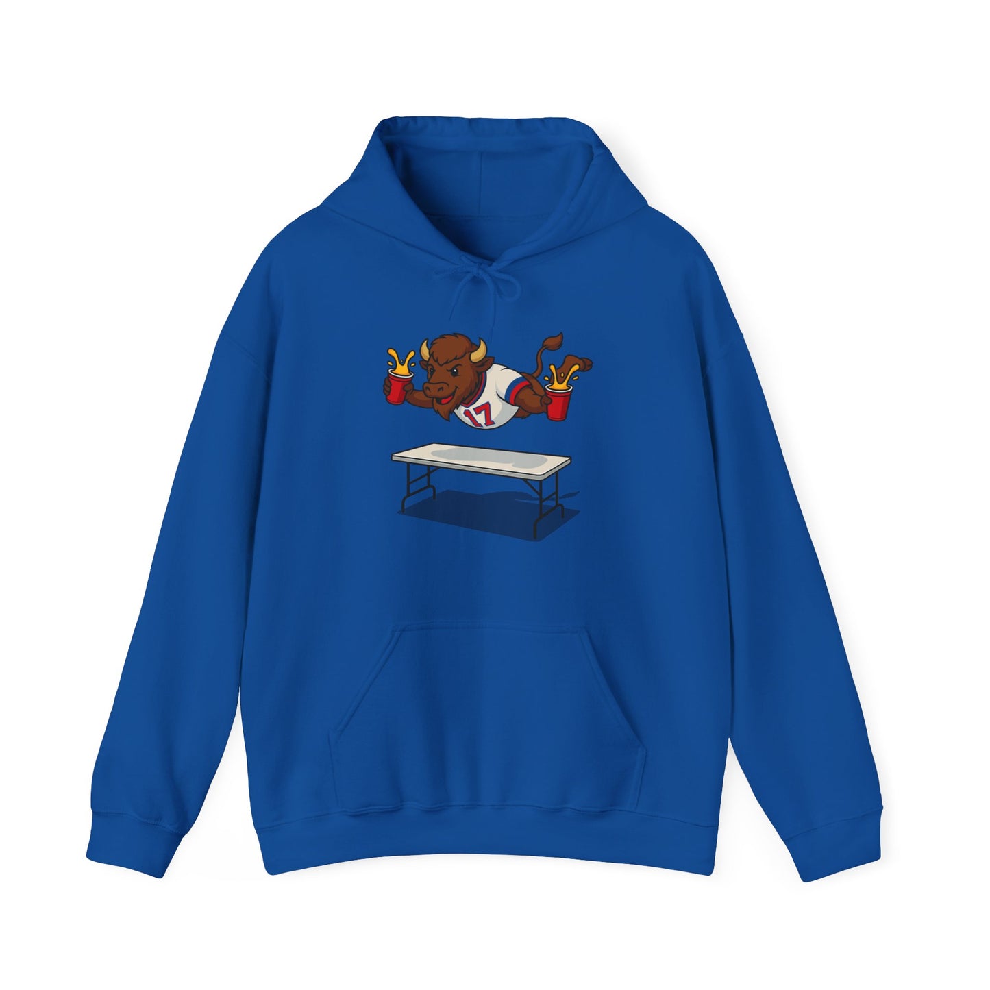 Breaking Tables Buffalo Hoodie