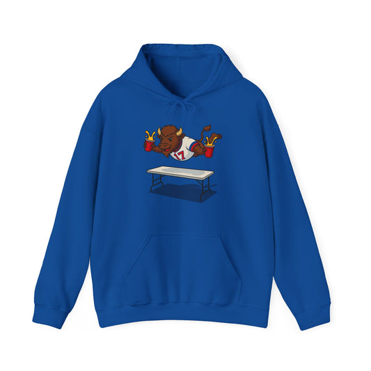 Breaking Tables Buffalo Hoodie