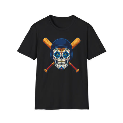 Sugar Skull Baseball T-Shirt