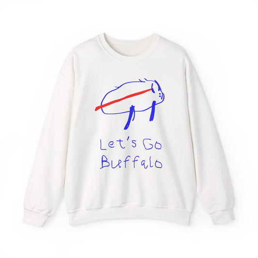 Let's Go Buffalo Drawing Sweatshirt