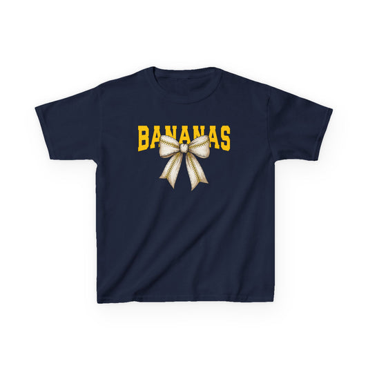 Bananas Coquette Bow Youth T-Shirt