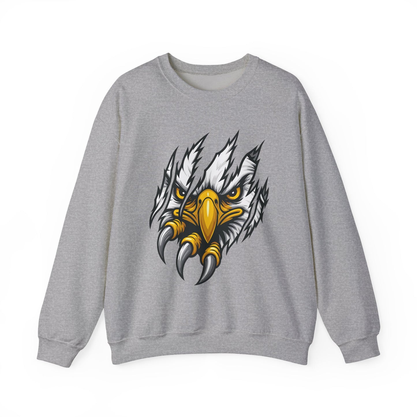 Fierce Eagle Claw Scratch Crewneck Sweatshirt