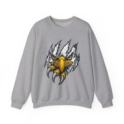 Fierce Eagle Claw Scratch Crewneck Sweatshirt