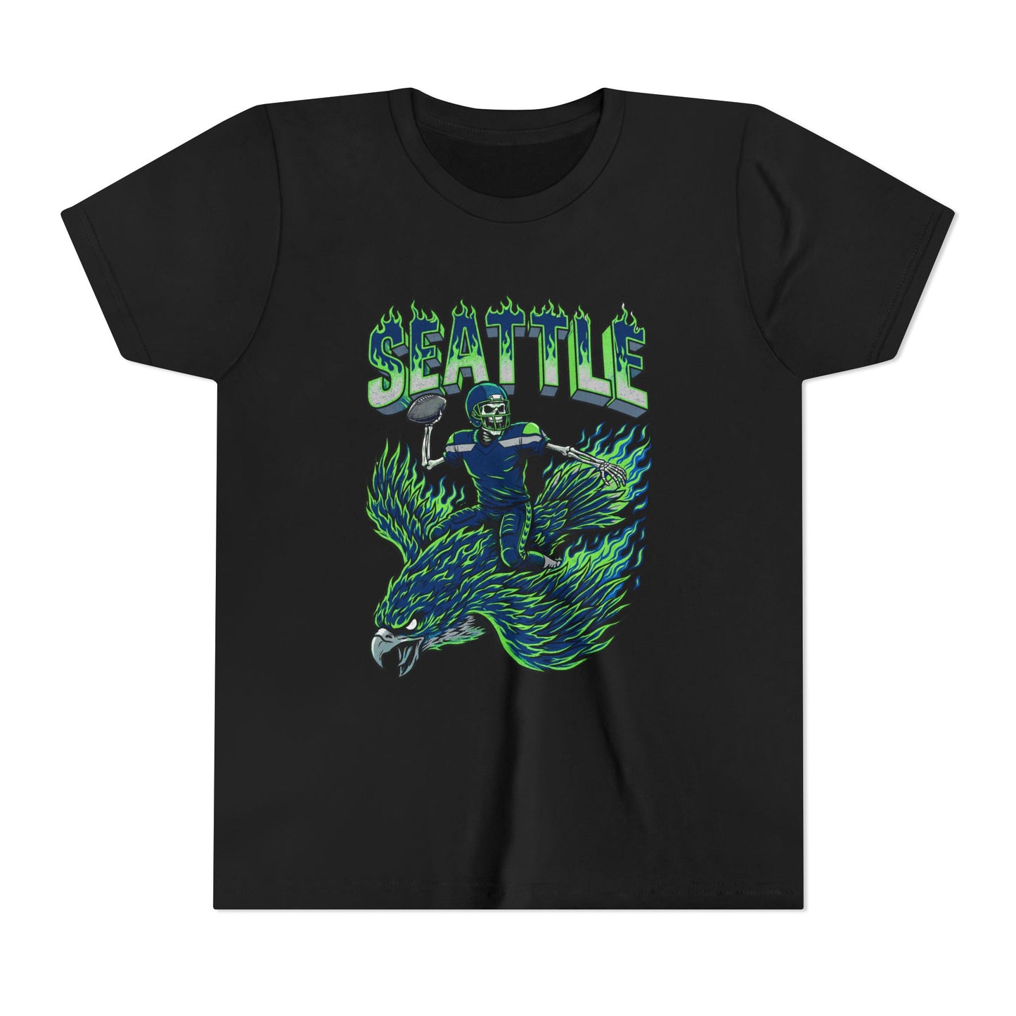 Seattle Skeleton V1 Youth T-Shirt