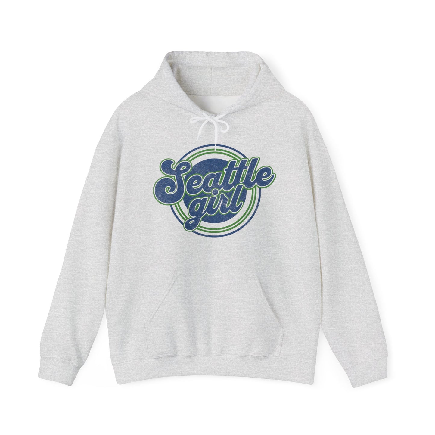 Vintage Seattle Girl Hoodie