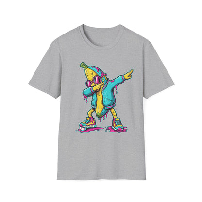 Dabbing Banana Baseball Drip T-Shirt