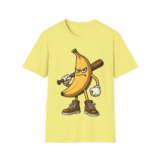 Angry Banana Baseball T-Shirt