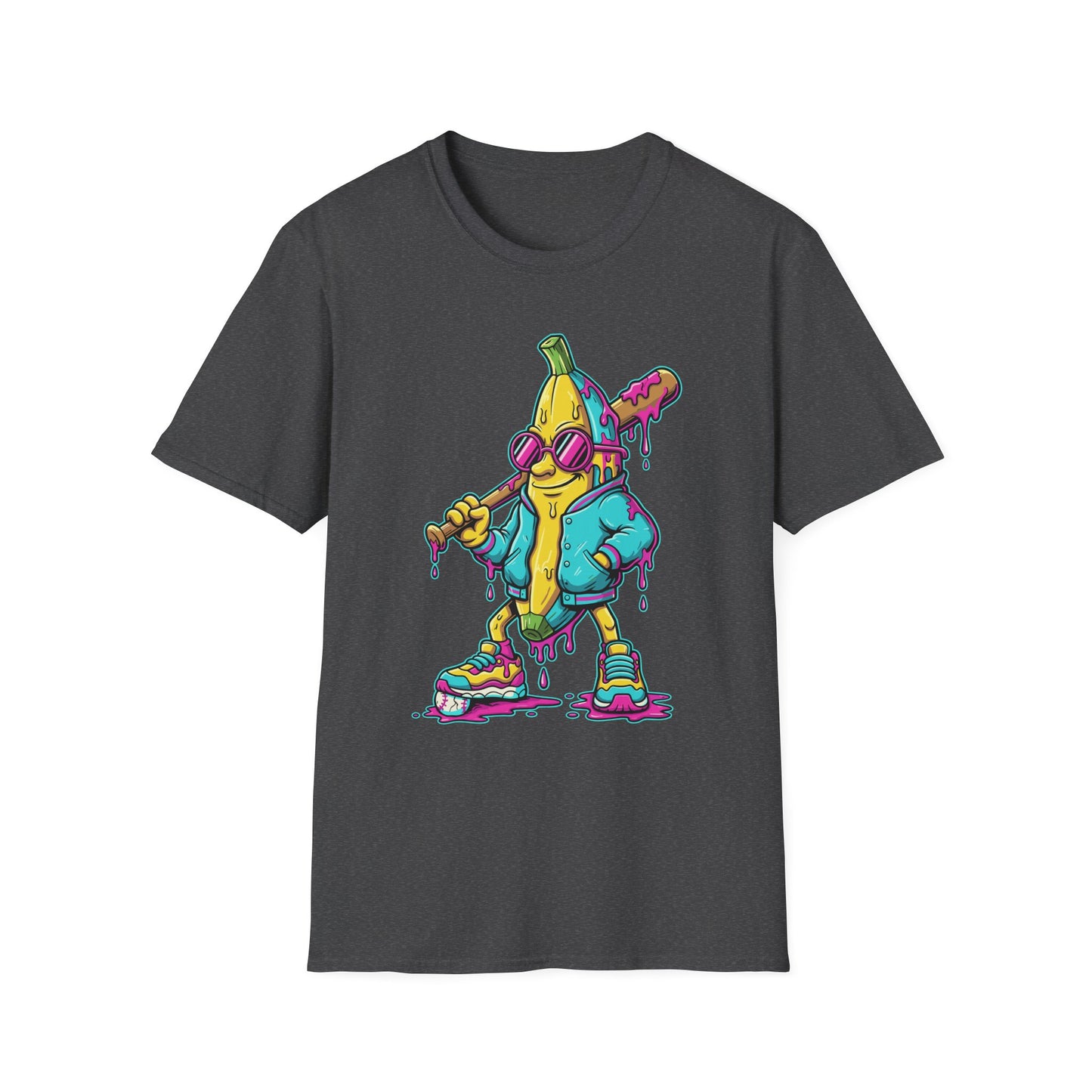 Banana Baseball Drip Art T-Shirt