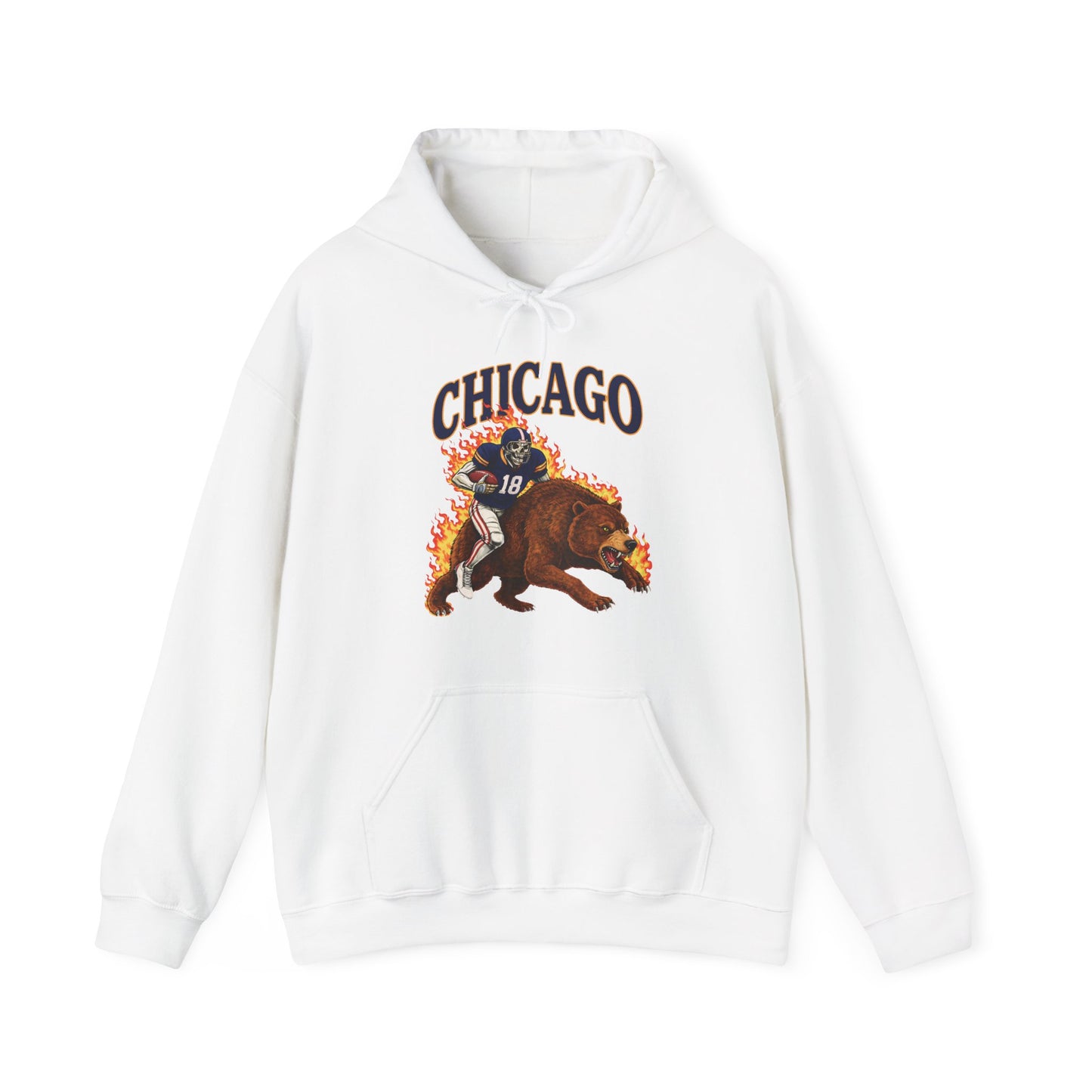 Vintage Skeleton On Bear Hoodie