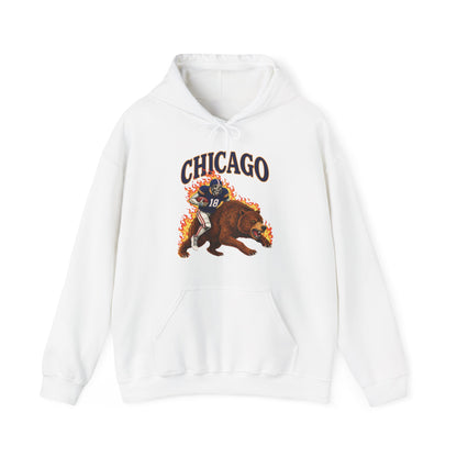 Vintage Skeleton On Bear Hoodie