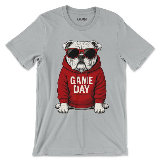 Cool English Bulldog Dog Game day  T-Shirt