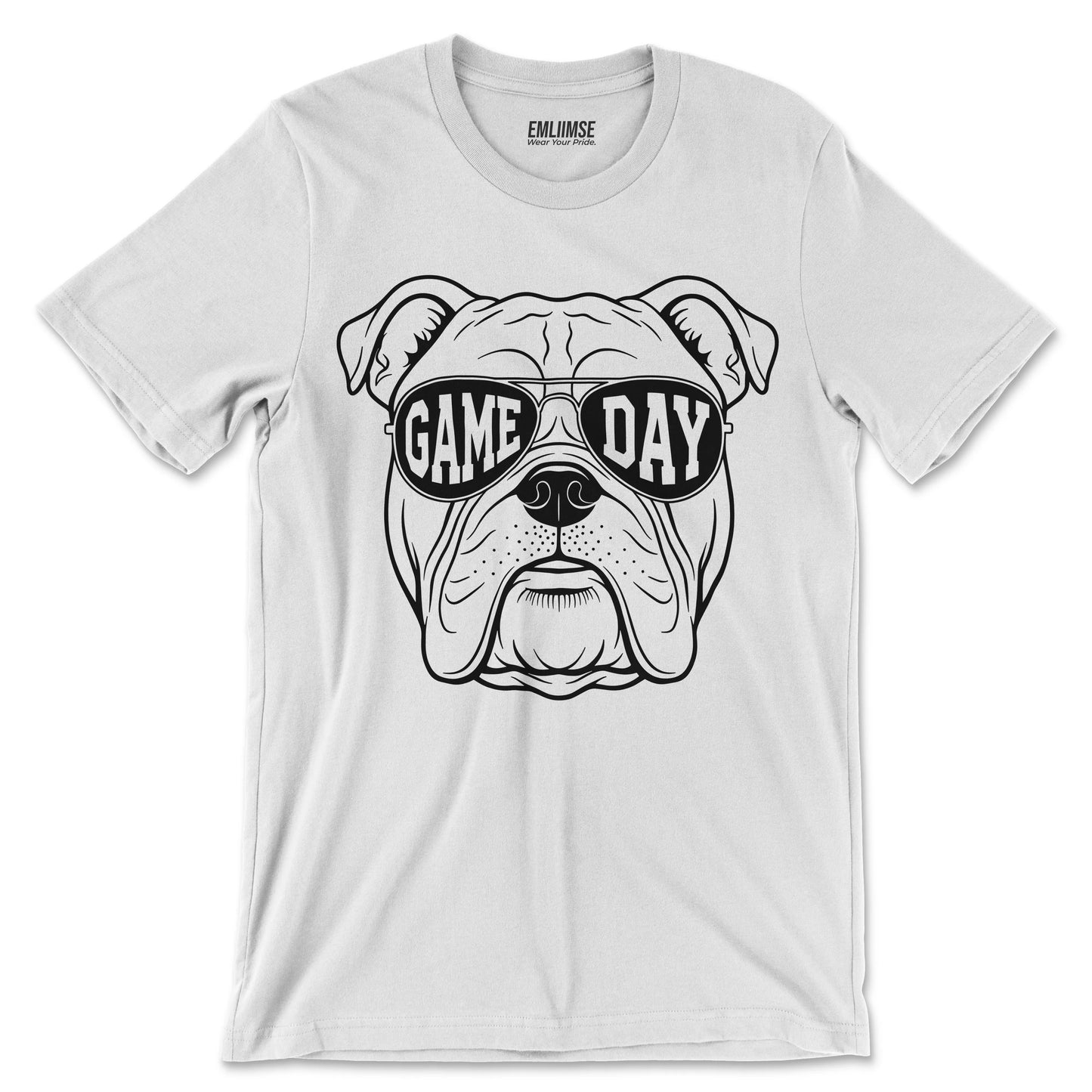Cool Bulldog Dog Game Day T-Shirt