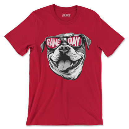 Cute Bulldog Dog Game Day T-Shirt