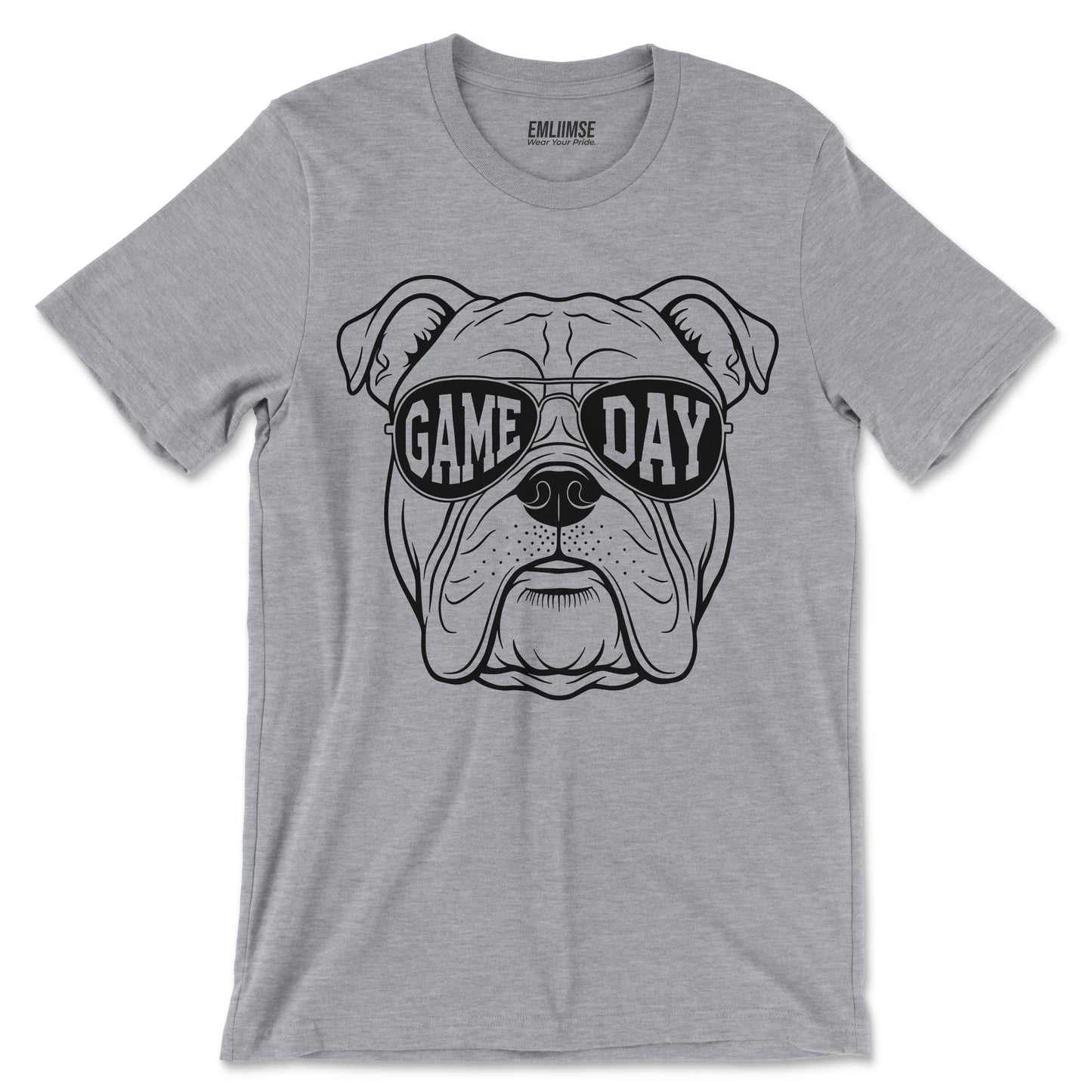 Cool Bulldog Dog Game Day T-Shirt
