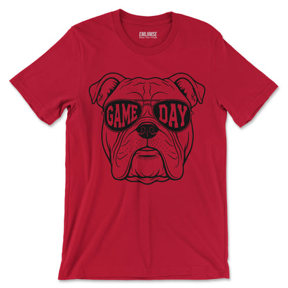 Cool Bulldog Dog Game Day T-Shirt