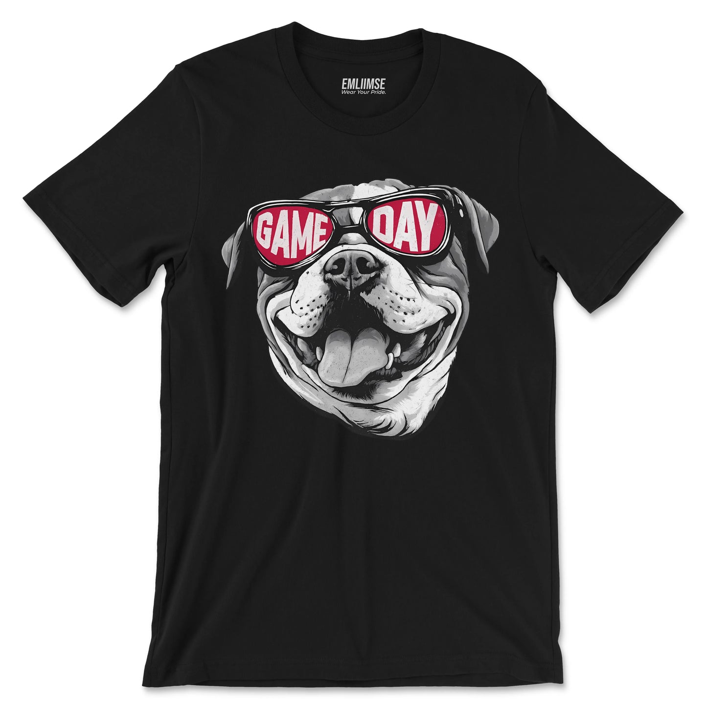 Cute Bulldog Dog Game Day T-Shirt