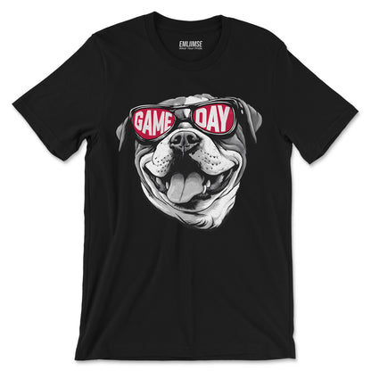 Cute Bulldog Dog Game Day T-Shirt