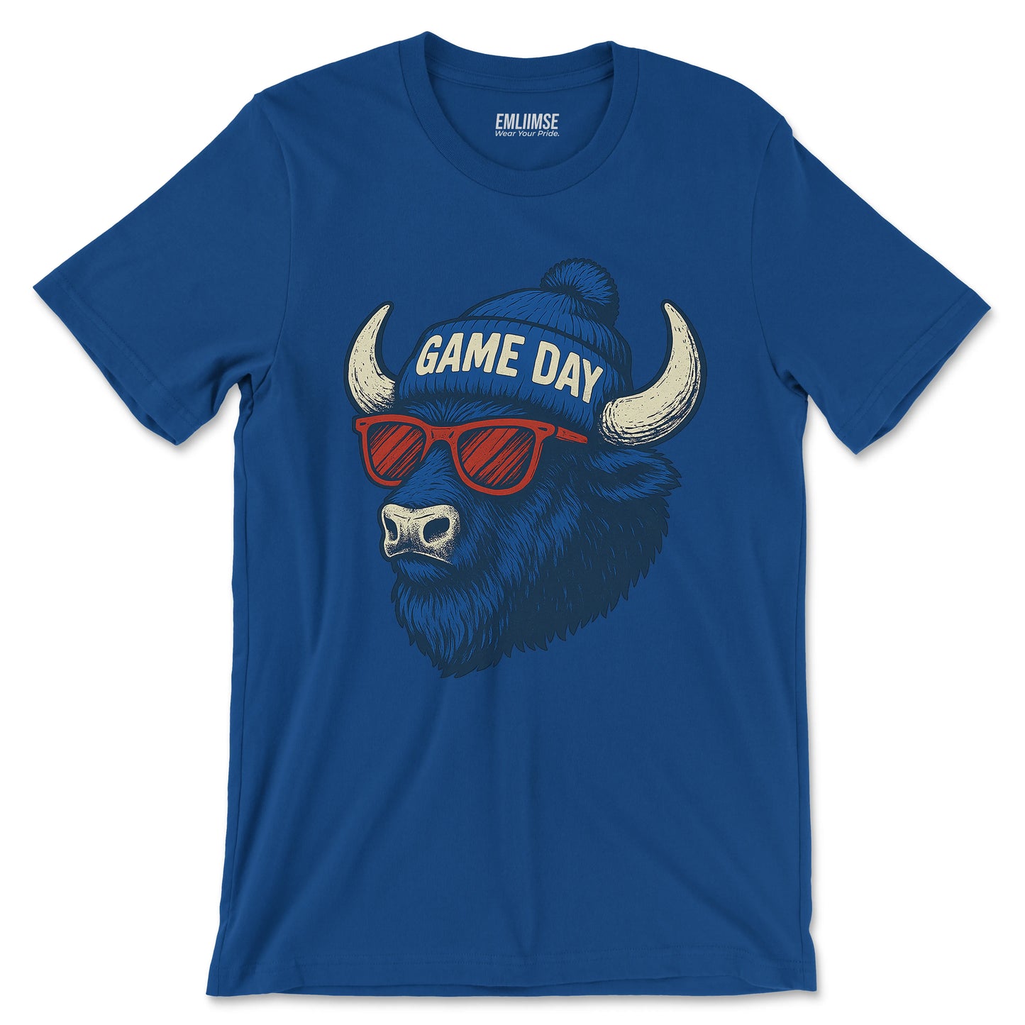 Cool Blue Buffalo Game Day T-Shirt