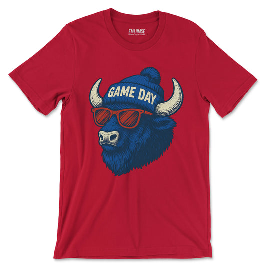 Cool Blue Buffalo Game Day T-Shirt