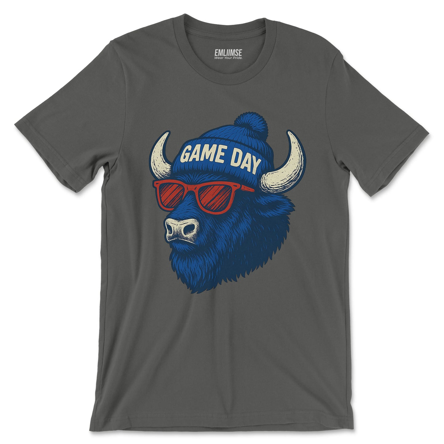 Cool Blue Buffalo Game Day T-Shirt