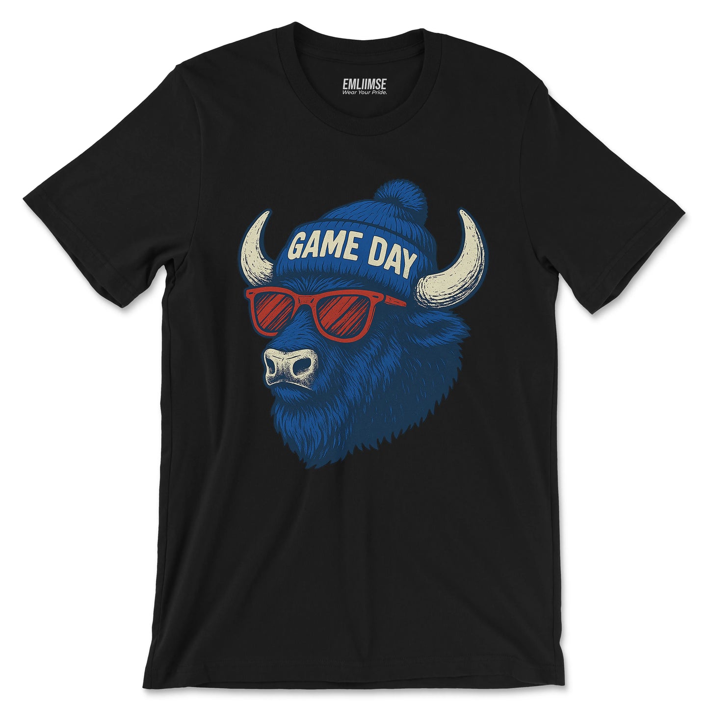Cool Blue Buffalo Game Day T-Shirt