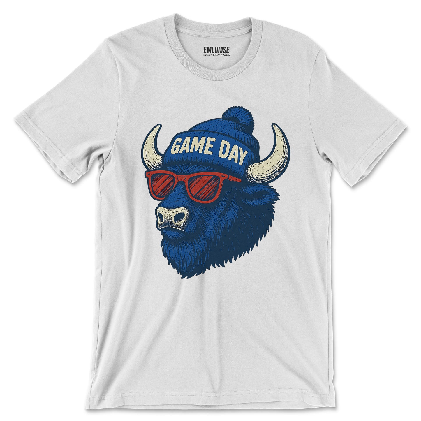 Cool Blue Buffalo Game Day T-Shirt