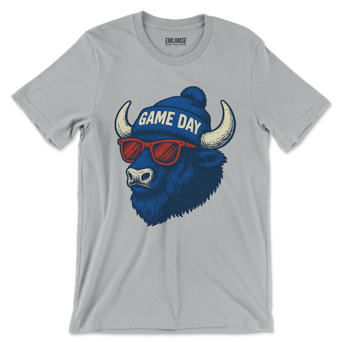 Cool Blue Buffalo Game Day T-Shirt