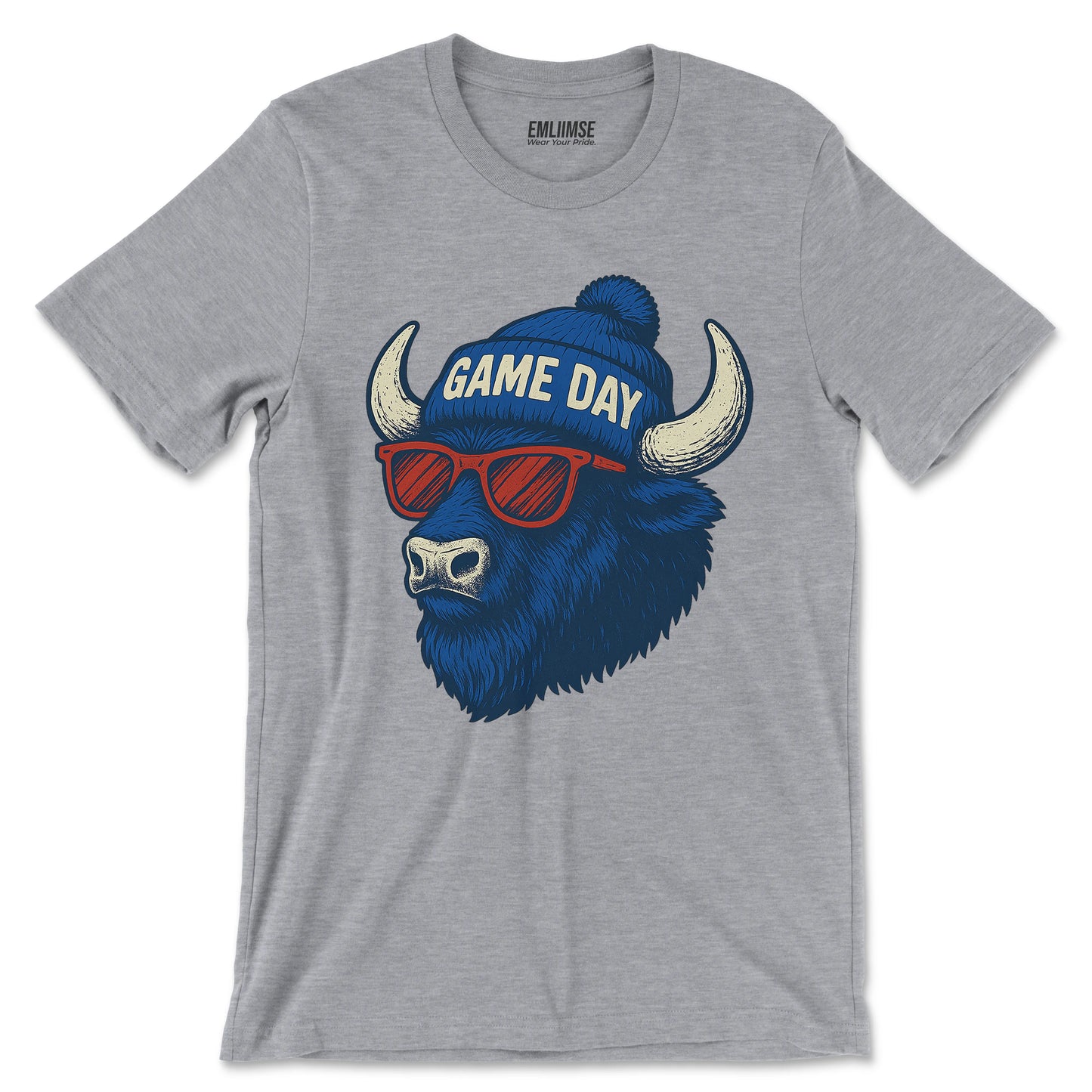 Cool Blue Buffalo Game Day T-Shirt