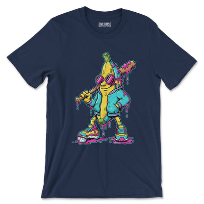 Dripping Banana Baseball T-Shirt