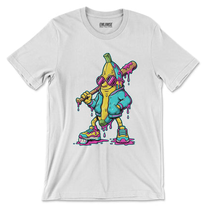 Dripping Banana Baseball T-Shirt