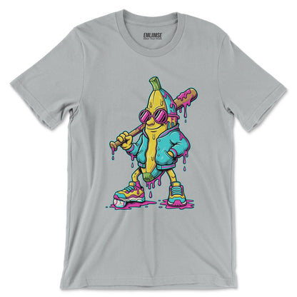 Dripping Banana Baseball T-Shirt
