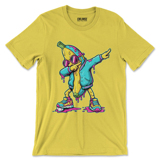 Dabbing Banana Baseball T-Shirt
