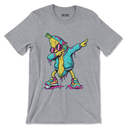 Dabbing Banana Baseball T-Shirt